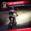 Energizer Bike Light, 130 Lumen, Weather Resistant Clip Light for Bicycles, Batteries Included - Image 3