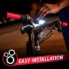 Energizer Bike Light, 130 Lumen, Weather Resistant Clip Light for Bicycles, Batteries Included - Image 4
