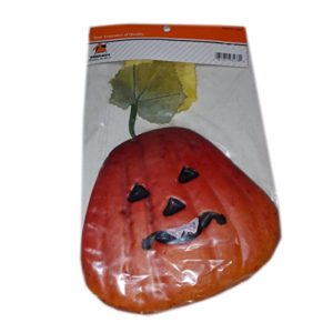 Mangelsen Craft Halloween Foam Jack-O-lantern Pumpkin With Leaves