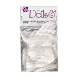 Mangelsen Craft Feather Angel Wings 7 Inch Wing Span (1 Set)